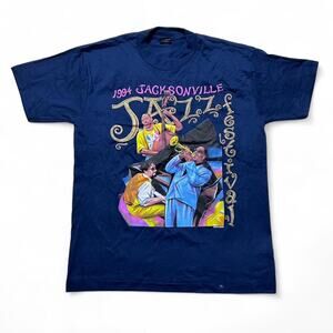Jacksonville Jazz Fest 90s Vintage Single Stitch 1994 Heavyweight Large